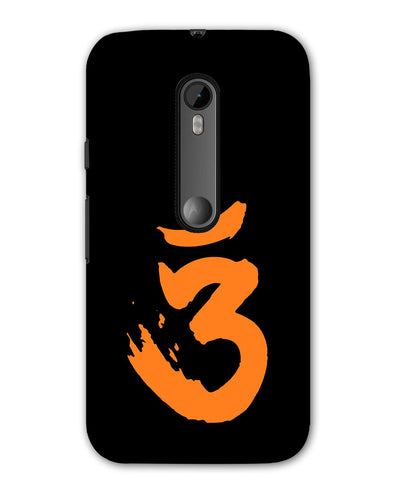 Saffron AUM the un-struck sound | Moto G (3rd Gen) Phone Case