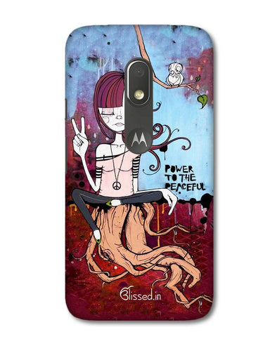 Power to the peaceful | Motorola G4 Play Phone Case