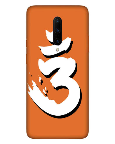 Saffron AUM the un-struck sound White  | OnePlus 7 Pro  Phone Case