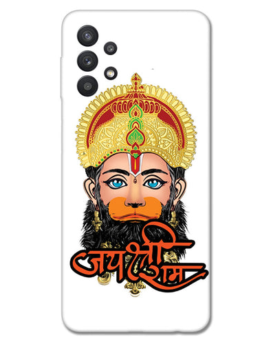 Jai Sri Ram -  Hanuman White | Samsung Galaxy M32 Phone Case