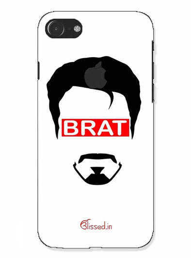 Brat | iphone 7 logo cut Phone Case