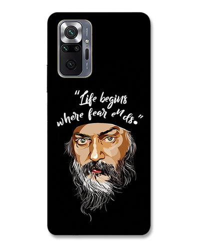 Osho: life and fear | Redmi Note 10 Pro Max Phone Case