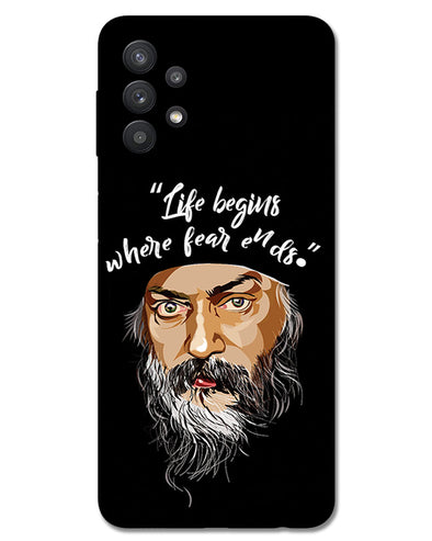 Osho: life and fear |  Samsung Galaxy M32 Phone Case