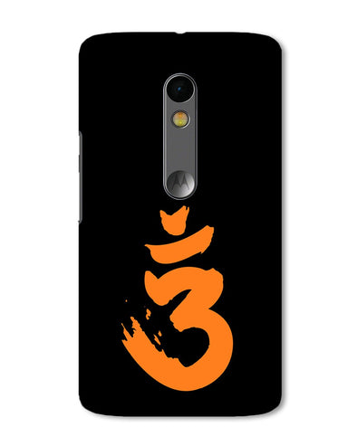 Saffron AUM the un-struck sound | Motorola x play  Phone Case
