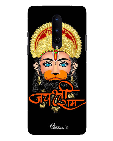 Jai Sri Ram -  Hanuman White |  one plus 8 Phone Case