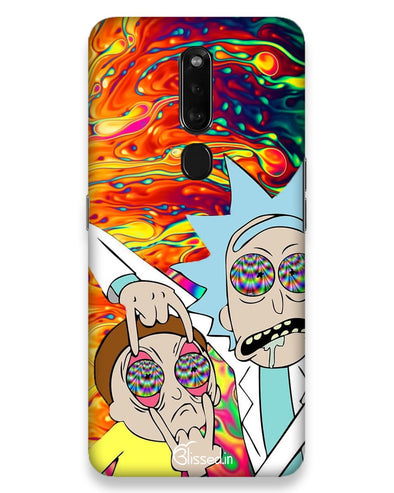 Rick and Morty psychedelic fanart  | Oppo F11 Pro Phone Case