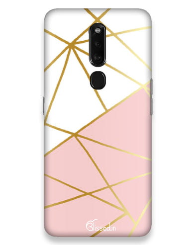 Pink & Gold  | Oppo F11 Pro Phone Case