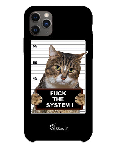 F*CK THE SYSTEM  | iPhone 11 pro Phone Case