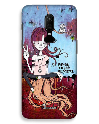 Power to the peaceful | One Plus 6 Phone Case