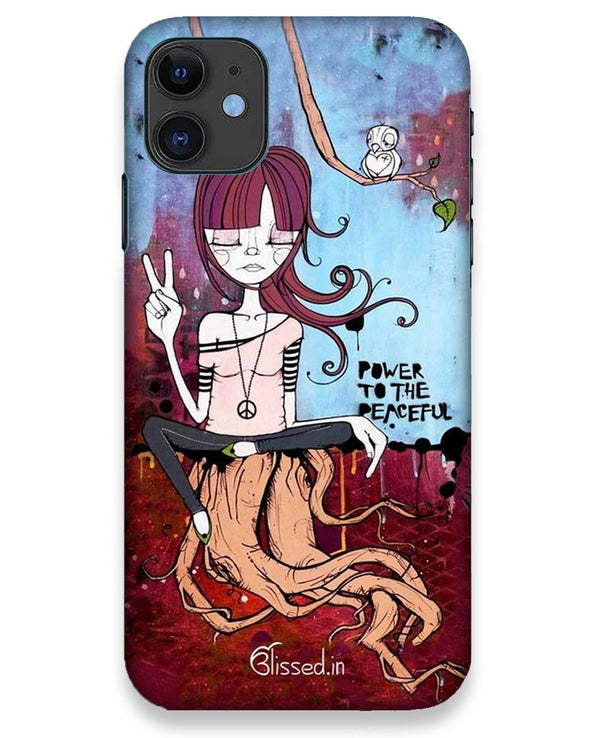 Power to the peaceful | iPhone 11 Phone Case