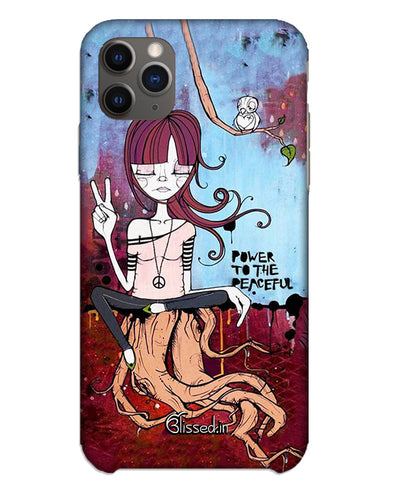 Power to the peaceful | iPhone 11 pro Phone Case