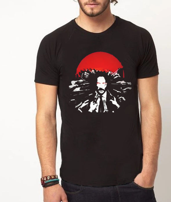 baba yaga | Half sleeve black Tshirt