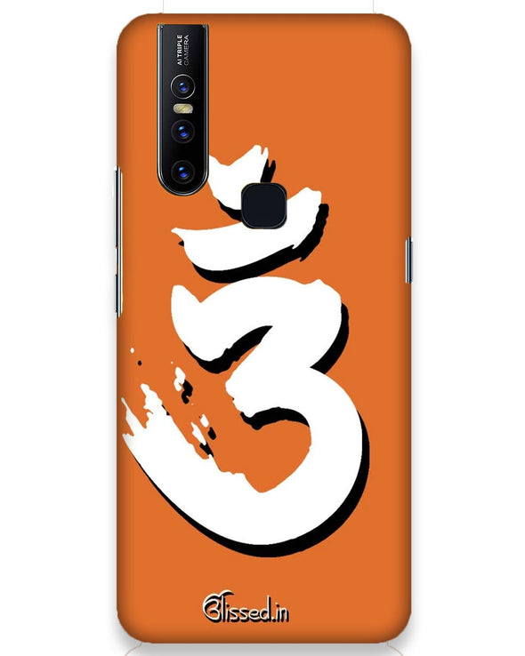 SAFFRON AUM THE UN-STRUCK SOUND WHITE |  Vivo V15  Phone Case