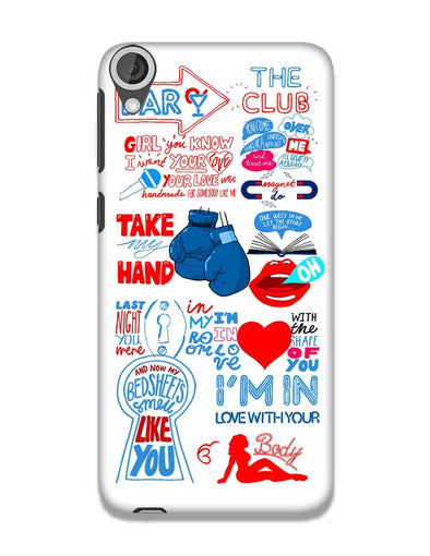 Shape of you - White | HTC 820 Phone Case