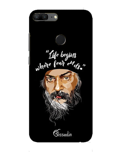 Osho: life and fear  | honer 9 lite Phone Case