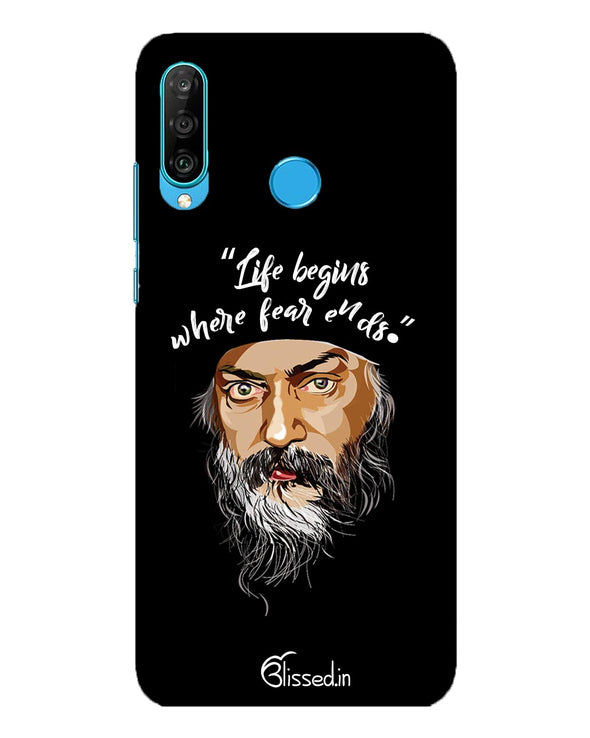 Osho: life and fear  | honer p30 lite Phone Case