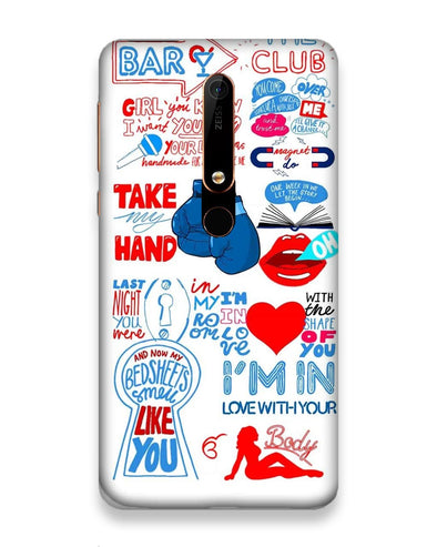 Shape of you - White |  Nokia 6.1 Phone Case