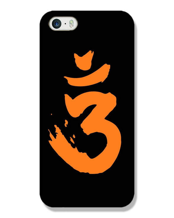 Saffron AUM the un-struck sound | iPhone SE  Phone Case