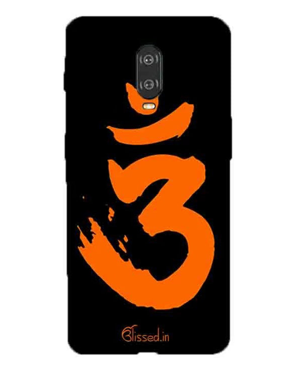 Saffron AUM the un-struck sound | One Plus 6T Phone Case