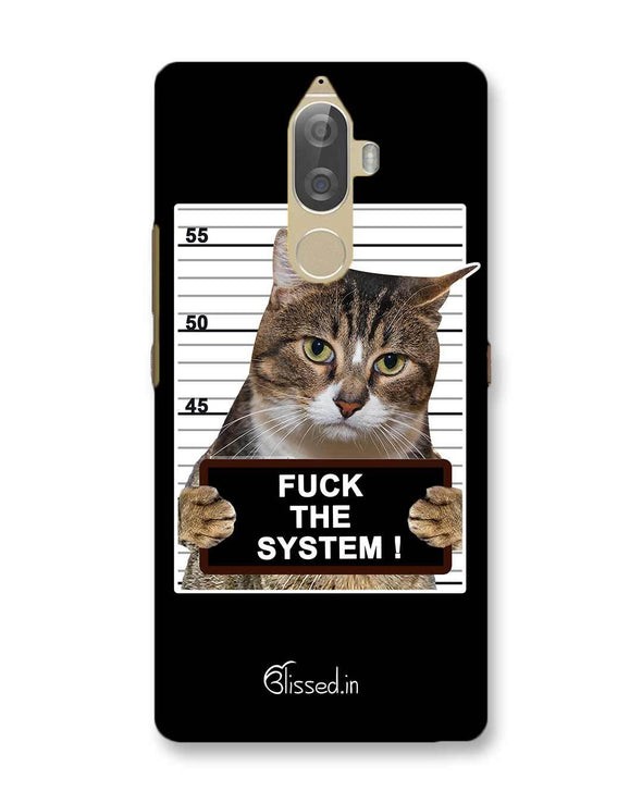 F*CK THE SYSTEM  | Lenovo K8 Note Phone Case
