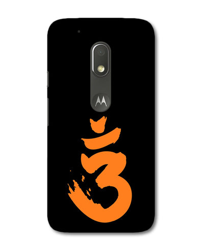 Saffron AUM the un-struck sound | Motorola G4 play  Phone Case