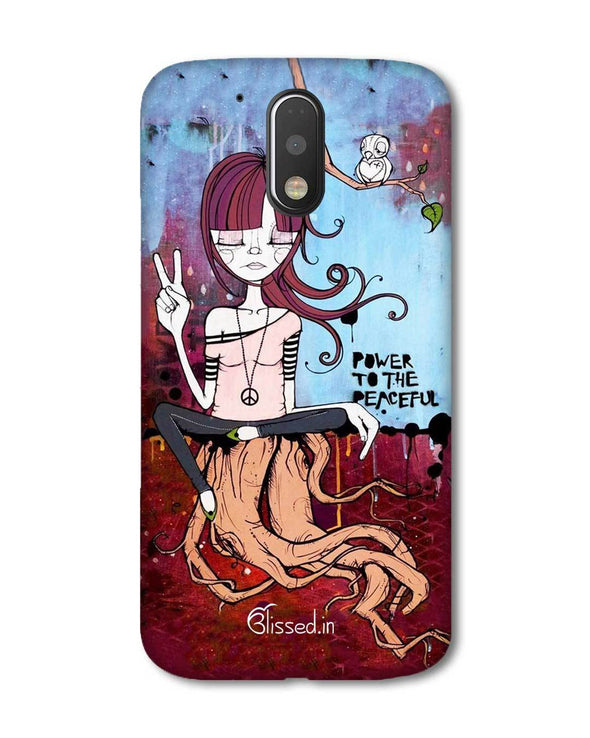 Power to the peaceful | Motorola G Plus Phone Case