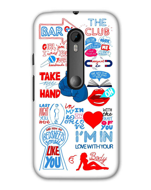 Shape of you - White | Moto G (3rd Gen) Phone Case