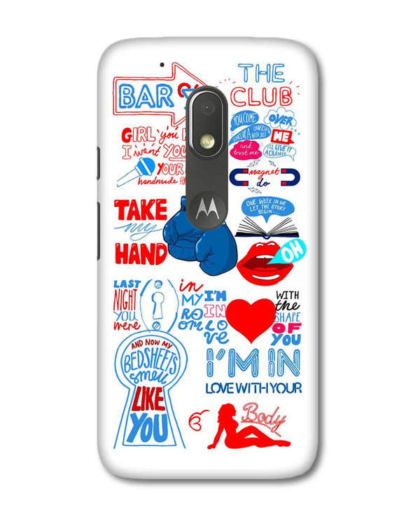 Shape of you - White | Motorola G4 Play Phone Case