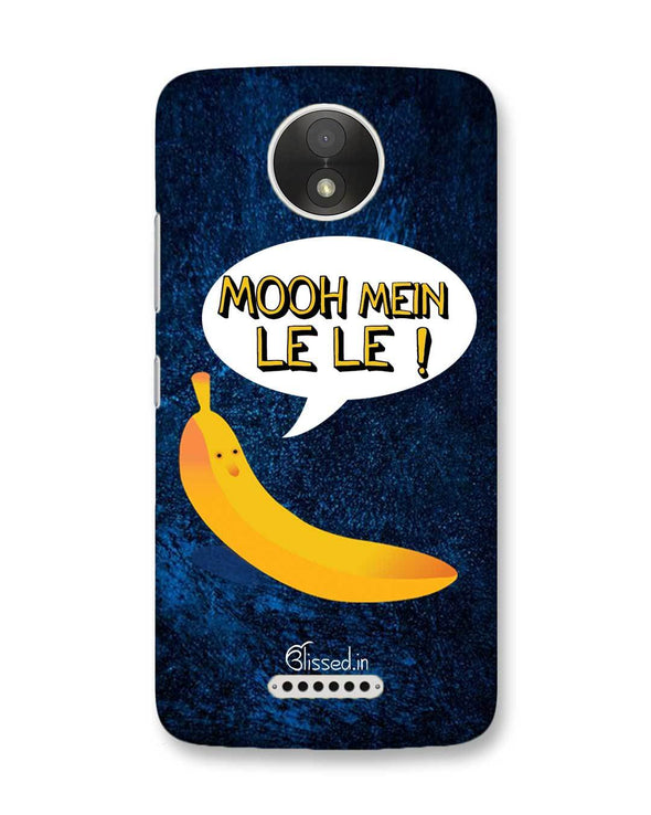 Mooh mein le le | Motorola Moto C Plus Phone case