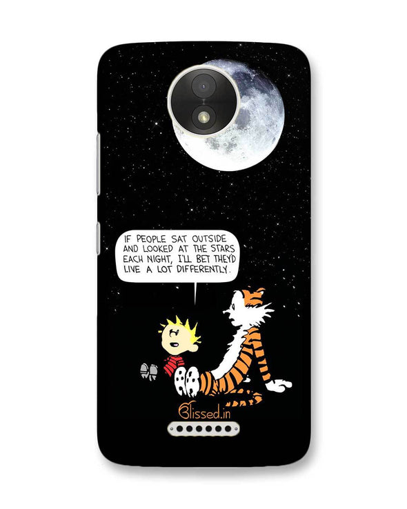 Calvin's Life Wisdom | Motorola Moto C Plus Phone Case