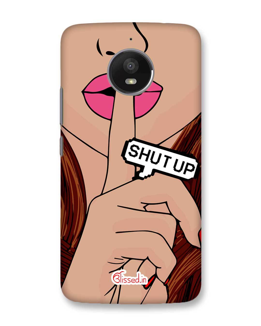 E4 Phone Moto E4 Case Amazon Shut Up Motorola Moto E4 Plus Phone - Main Image