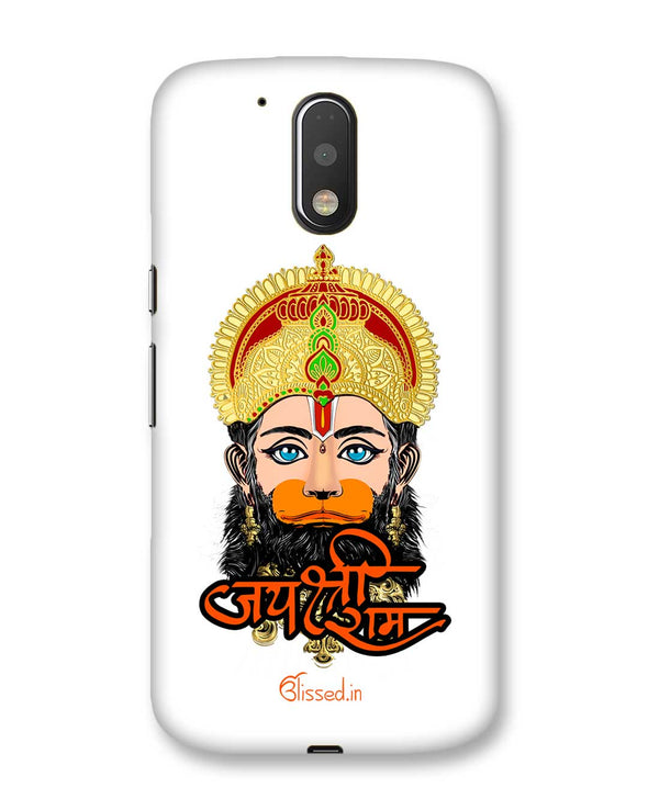 JAI SRI RAM - HANUMAN | Motorola Moto G (4 plus)  PHONE CASE WHITE