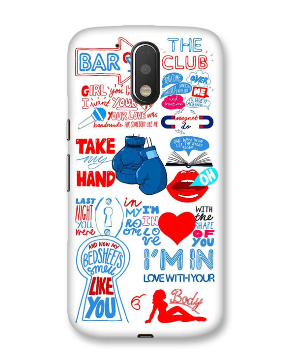 Shape of you - White | Motorola Moto G (4th Gen) Phone