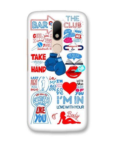 Shape of you - White | Motorola Moto M Phone Case