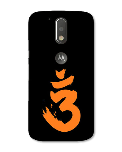 Saffron AUM the un-struck sound | Motorola Moto G (4 plus) Phone Case