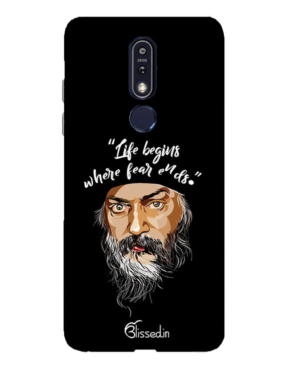 Osho: life and fear   | nokia 7 Phone Case