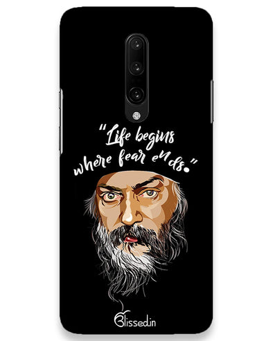 Osho: life and fear | one plus 7 pro Phone Case