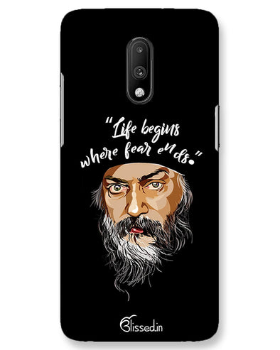 Osho: life and fear   | one plus 7 Phone Case