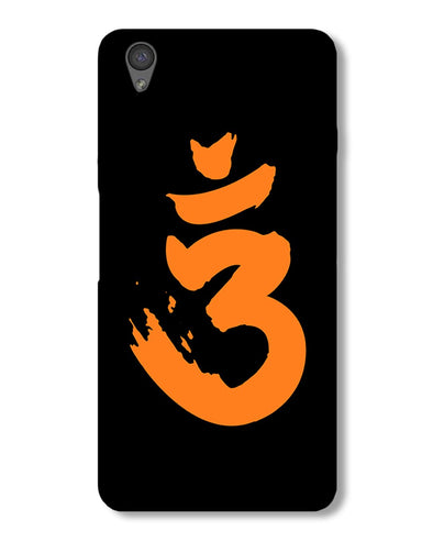 Saffron AUM the un-struck sound | OnePlus X Phone Case