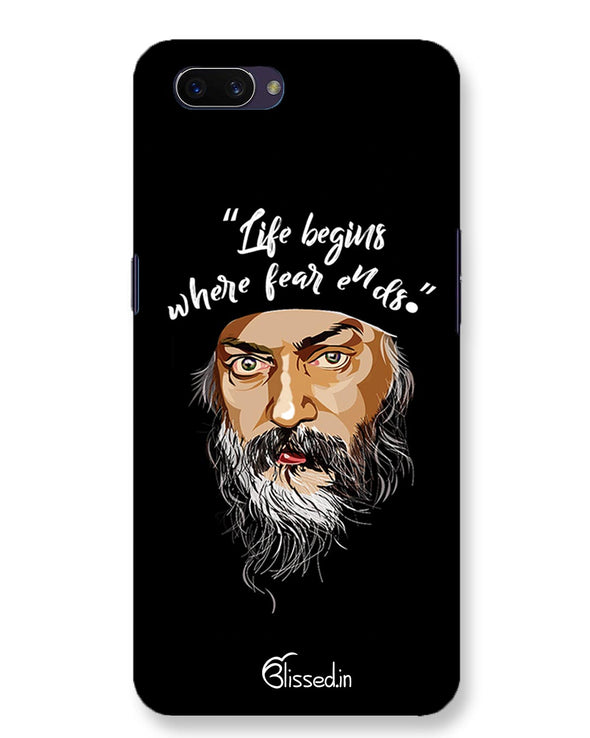 Osho: life and fear | oppo A3s Phone Case