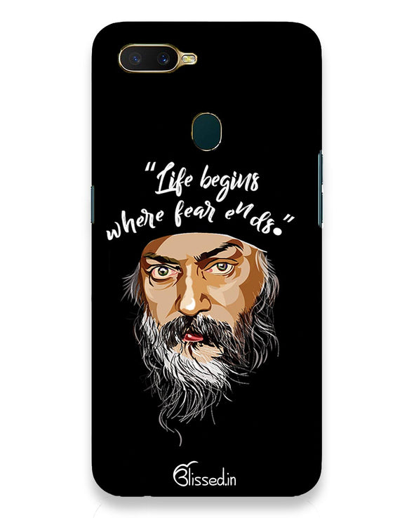 Osho: life and fear | oppo A7 Phone Case