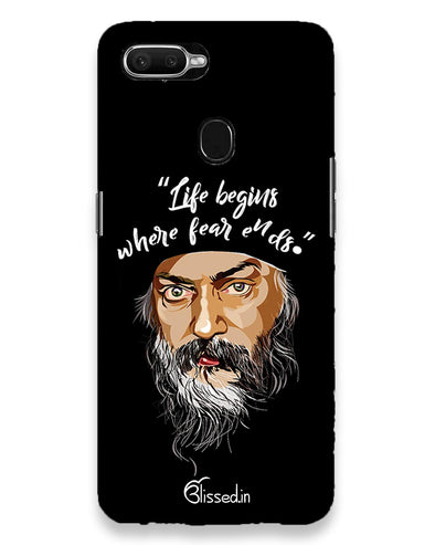 Osho: life and fear  | oppo f9 pro  Phone Case