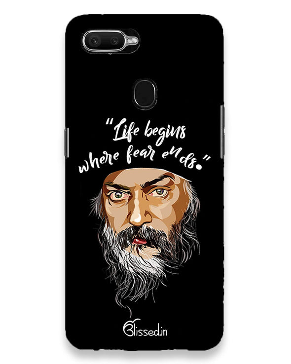 Osho: life and fear   | oppo f9 pro  Phone Case