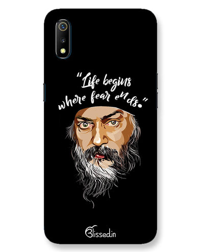 Osho: life and fear  | Realme 3   Phone Case