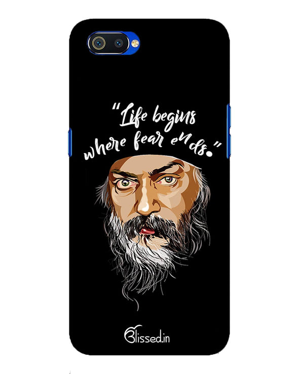 Osho: life and fear   | Realme c2 Phone Case