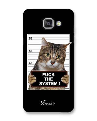 F*CK THE SYSTEM  | Samsung Galaxy A5 (2016) Phone Case