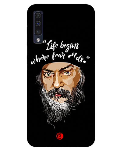 Osho: life and fear |   samsung galaxy a50s Phone Case