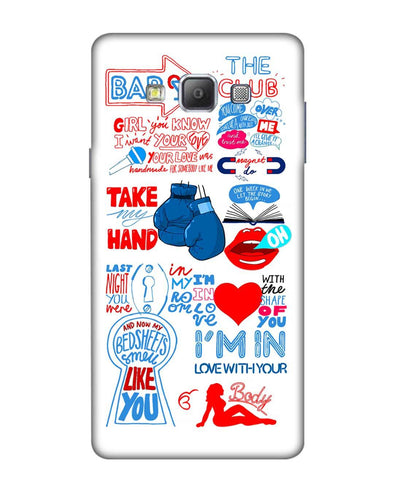 Shape of you - White | Samsung Galaxy A7 Phone Case