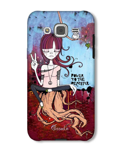 Power to the peaceful | Samsung Galaxy J2  Phone Case