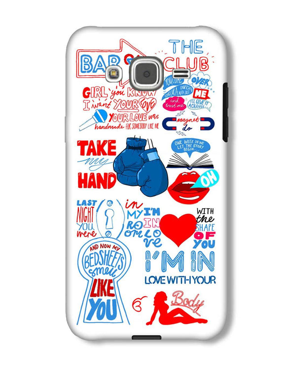 Shape of you - White | Samsung Galaxy J2 phone Case